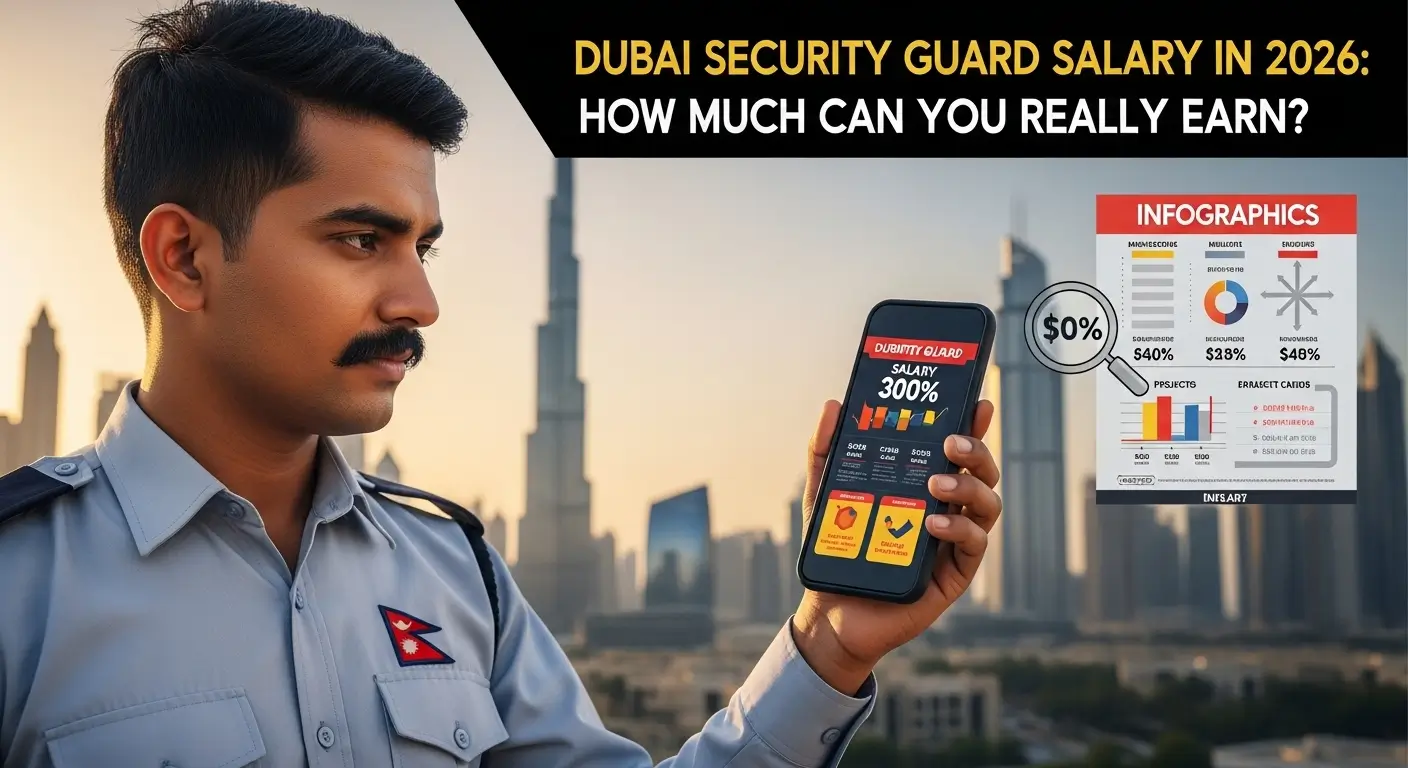 dubai security guard salary