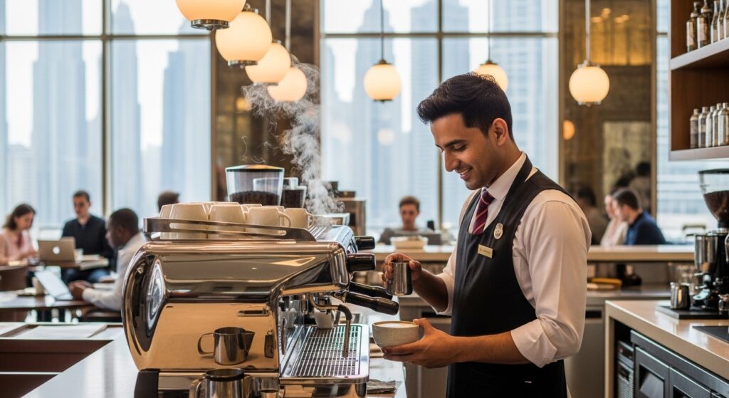Barista salary in dubai